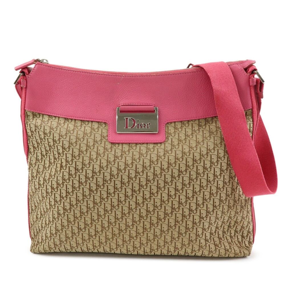 Christian Dior Trotter Street Chic Jacquard Shoulder Bag Multicolor